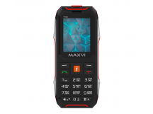 Мобильный телефон MAXVI T100 Red (1,77"/без камеры/IP54/1500mAh)