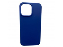 Чехол iPhone 14 Pro Max Silicone Case Full (No Logo) №63 в упаковке Глубоководный Синий