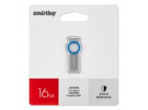 Флеш-накопитель USB 16GB Smart Buy MC2 металл синий