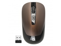 Мышь беспроводная DEFENDER Wave MM-995 бронза,4D,800-1600dpi,бесшумная