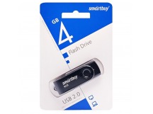 Флеш-накопитель USB 4GB Smart Buy Twist чёрный
