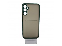 Чехол Samsung A34 5G (2023) Противоударный Матовый Темно-Зеленый