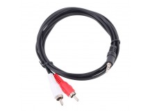 Кабель TELECOM 3.5 Jack (M) / 2xRCA (M), стерео, аудио, 1.5 м.