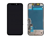 Дисплей для iPhone 11 + тачскрин черный с рамкой (In-Cell GX)