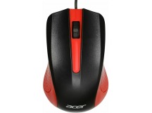 Мышь Acer OMW012 черный/красный оптическая (1200dpi) USB (3but) ZL.MCEEE.003 [08.08], шт