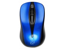 Мышь Оклик 675MW черный/синий оптическая (1200dpi) беспроводная USB для ноутбука (3but) [08.08], шт