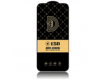 Защитное стекло iPhone 13/13 Pro/14 (Golden Diamond ESD 0.4mm) тех упаковка Черное