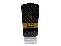 Защитное стекло iPhone 14 Pro (Golden Diamond ESD 0.4mm) тех упаковка Черное