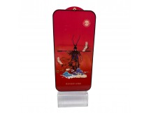 Защитное стекло iPhone 14 Pro (Monkey King ESD) тех упаковка Черное