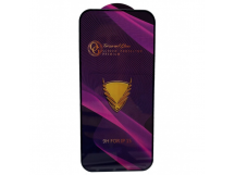 Защитное стекло iPhone 15 (Golden Armor OG ESD) тех упаковка Черное