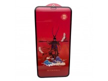 Защитное стекло iPhone XR/11 (Monkey King ESD) тех упаковка Черное