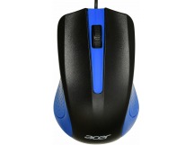 Мышь Acer OMW011 черный/синий оптическая (1200dpi) USB (3but) [12.08], шт