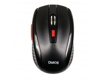 Мышь Dialog Pointer - RF 2.4G опт. мышь, 6 кнопок + ролик, USB, черная