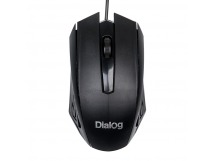 Мышь Dialog Comfort - опт. мышка, 3 кнопки + ролик, USB, черная