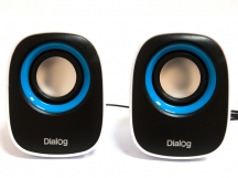 Dialog Colibri 6W RMS - 2.0, черно-белые, питание от USB