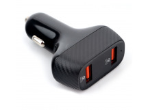 Автомобильный адаптер 2гн.USB (Type-A) 36Вт, Q.C2.0/3.0, чёрный MP3A-UC-CAR19 "Cablexpert"