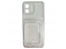 Чехол силиконовый Honor X5 с визитницей прозрачный