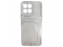 Чехол силиконовый Honor X6 с визитницей прозрачный