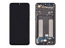 Дисплей для Xiaomi Mi 9 Lite в рамке + тачскрин (черный) 100%