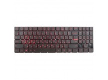 Клавиатура для ноутбука Lenovo Legion Y520/Y520-15IKB с красной подсветкой,без рамки (черный)
