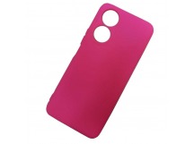 Чехол силиконовый Honor X7 Silicone Cover Nano фуксия