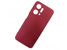 Чехол силиконовый Honor X7A Silicone Cover Nano вишневый