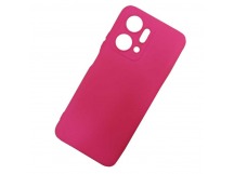 Чехол силиконовый Honor X7A Silicone Cover Nano фуксия
