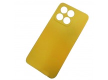 Чехол силиконовый Honor X8A Soft Touch матовый желтый