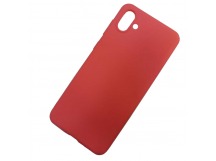 Чехол силиконовый Samsung A04 Soft Touch New красный