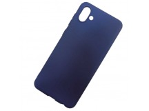 Чехол силиконовый Samsung A04 Soft Touch New темно-синий