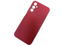 Чехол силиконовый Samsung A14 Silicone Cover Nano вишневый