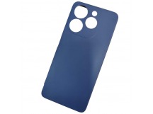 Чехол силиконовый Tecno Spark 10 Pro Soft Touch New темно-синий