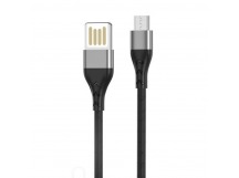 Кабель USB - MicroUSB XO NB188 (2.4A) Серый