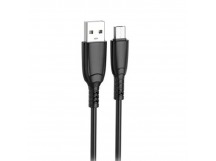 Кабель USB - Type-C XO NB245 (2.4A, силикон) Черный