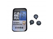 Защитное стекло линзы камеры для iPhone 15 Pro/15 Pro Max (комплект 3 шт.) Черный
