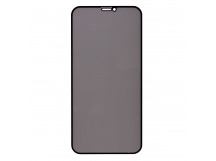 Защитное стекло Full Screen - 2,5D приват для "Apple iPhone XR/iPhone 11" (тех.уп) (black)(221379)