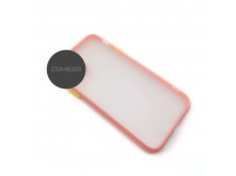 Чехол для Apple iPhone XR розовый/прозрачный, шт