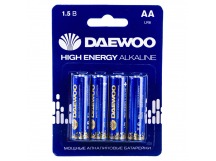 LR6 батарейки Daewoo HIGH Energy BL-4, шт
