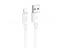 Кабель USB - Apple Lightning HOCO X96 "Hyper" (2.4А, 100см) белый
