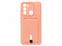 Чехол-накладка - SC304 с картхолдером для "Tecno Spark 8c/Spark Go (2022)" (light pink) (220336)