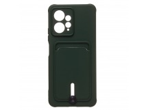 Чехол-накладка - SC304 с картхолдером для "Xiaomi Redmi Note 12 4G" (dark green) (220299)