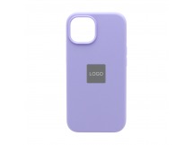 Чехол-накладка Silicone Case NEW с лого для Apple iPhone 15/6.2 (039) фиолетовый