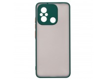 Чехол-накладка - PC041 для "Xiaomi Poco C55/Redmi 12C" (dark green/black) (220772)