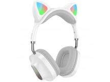 Мят.уп. Полноразмерные Bluetooth наушники HOCO ESD13 Cat (белый) нет гарантии