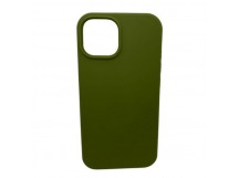 Чехол iPhone 15 Silicone Case Full (No Logo) №48 в упаковке Темно-Зеленый