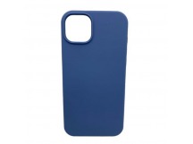 Чехол iPhone 15 Plus Silicone Case Full (No Logo) №57 в упаковке Темно-Синий
