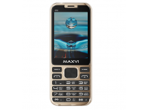 Мобильный телефон Maxvi X10 Metallic Gold (2,8"/0,3МП/1600mAh)