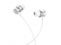 Проводные наушники внутриканальные Hoco M106 Jack 3,5  (silver) (219823)