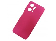 Чехол силиконовый Honor X7A Silicone Cover фуксия