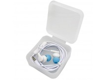 Наушники с микрофоном Vivo V10 (белый) в пластиковом боксе